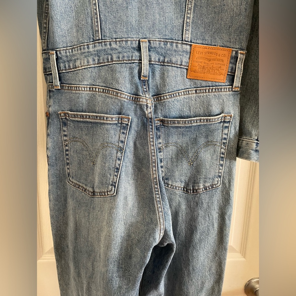 Levi’s Kickflare Denim Jumpsuit - Picture 8 of 12